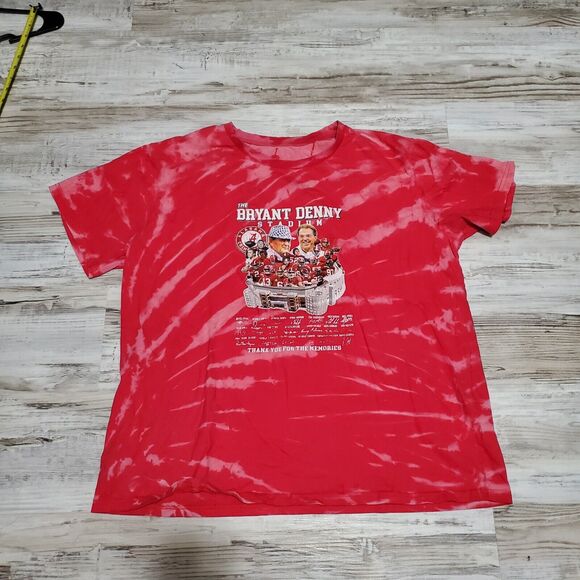 Alabama Crimson Tide Tye Dye Men's Shirt XL Hand Dyed Bryant Denny Stadium - Picture 1 of 3